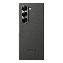 Cover Samsung Z Fold 6 Leather Case - Grey